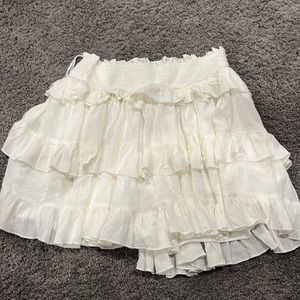 alterd state white cute skirt
